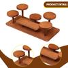 Wooden Tiered Riser Display Stand Jewelry Shelf Holder Rack for Candy Home Decor