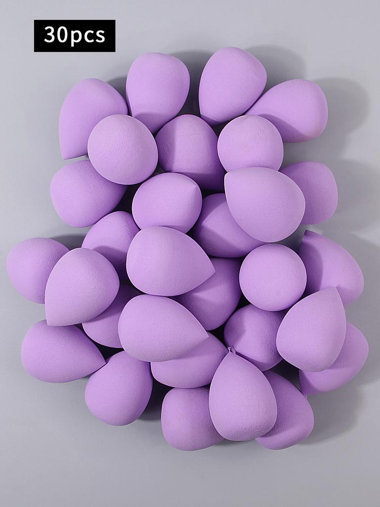 2-100PCS Clove purple Makeup Egg Dry and wet dual-purpose sponge egg Foundation and concealer special makeup powder puff