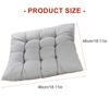 Dining Chair Cushion 46x46cm Thicken Seat Pad Comfortable for Kitchen Garden Office Patio Classroom Color Optional