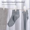 Windproof Traceless Clothes Pegs: Plastic Clips for Drying Clothes, Socks, and Bed Sheets