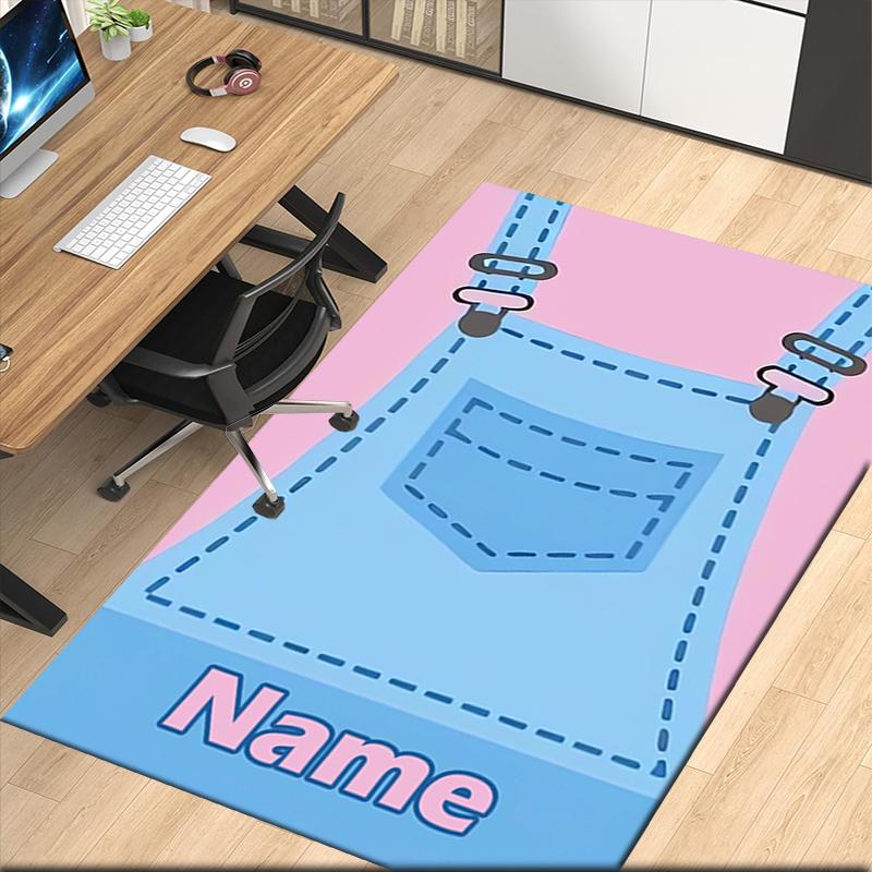 Custom Name Ms. Rachel Printed Carpet, for Office Chair Living Room Bedroom Kitchen Room Decor Gifts.