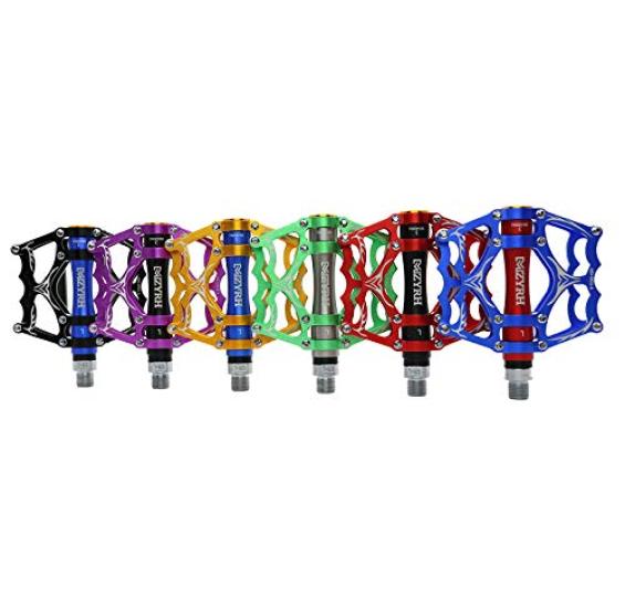 OSC Cross Bike Ultra Aluminum Flat Set of 2 Pedals, Lightweight, Alloy, Pedals, Durable,