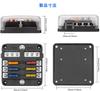 YOUTALLY Grounded 6 Way Fuse Block, 6 Circuit ATC / ATO Fuse Box Holder