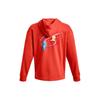 Under Armour FW22 Cartoon Pattern Printed Pullover Hoodie Men Hoodies Red 1374314-860
