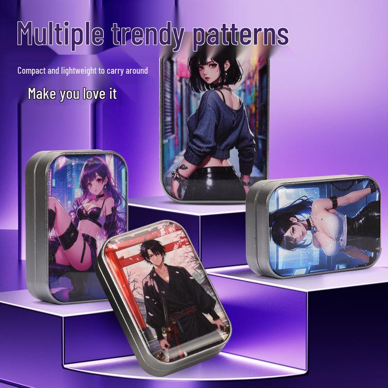 Aluminum EDC Push Card Fidget Toy