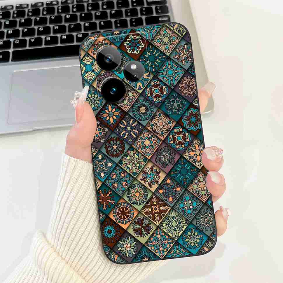 For Realme GT 7 5G RMX5061 Case Popular Butterfly Print Soft Silicon Back Cover For Oppo Realme GT7 5G 6.78" Phone Shell Coque