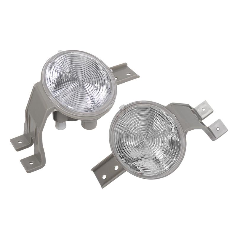 Car Front Bumper Fog Light Turn Signal Lamp Len ABS + PC Clear For BMW Mini Cooper R50 R52 R53