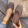 Women Flats Shoes Spring New Metal Buckle Loafers Soft Sole Shallow Mouth Sneakers Women Casual Office Comfortable Shoes Women