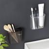 Mounted Cosmetic Bathroom Accessories Storage Rack Toothbrush Holder Storage Box Toothpaste Holder