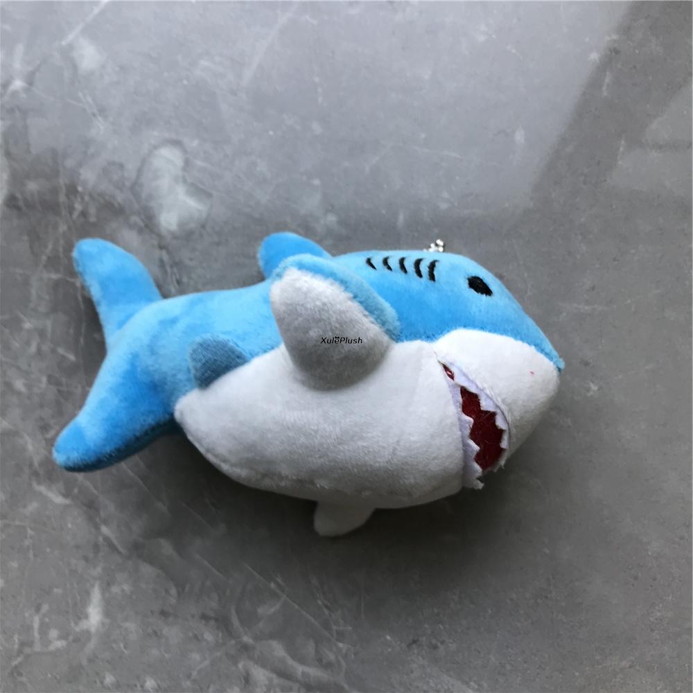 Choix de modèles - Animaux marins, peluche en coton PP avec porte-clés (poisson, requin, etc.).