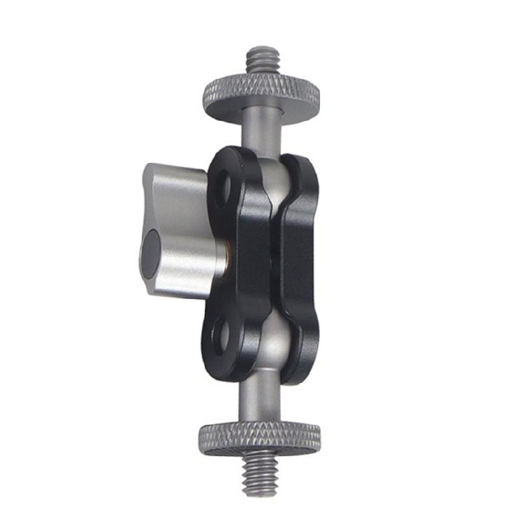 

Articulating Arm for Video and Auditory Equipment Features Double Ball Heads and 1/4Inch Screws for More Flexibility