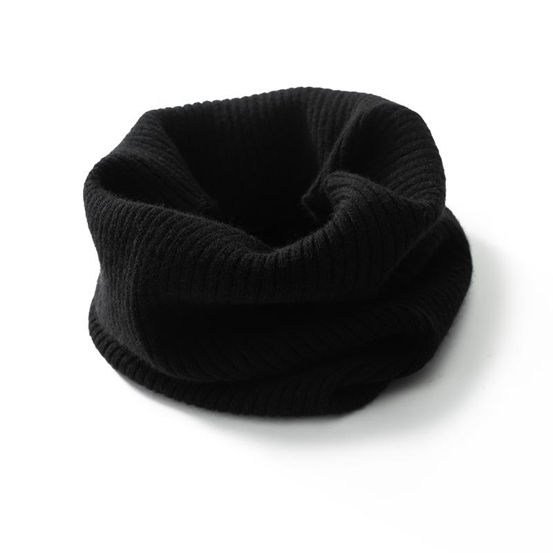 

Wool Headband For Women Warm Thick Knit Scarf For Autumn&Winter Men S Fashionable Neck Protection Mask Scarf One-Piece чорний