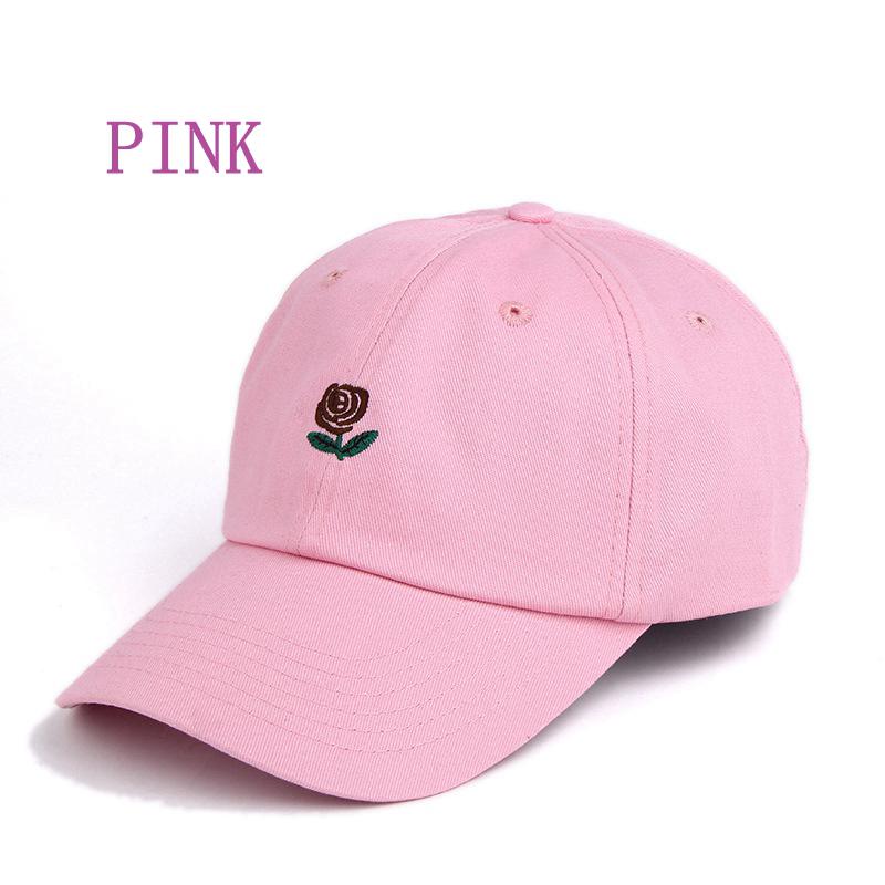 The Hundreds Rose Embroidered Hat Baseball Cap Fashion 2019 Unique Adjustable Embroidered Rose Casual Hats
