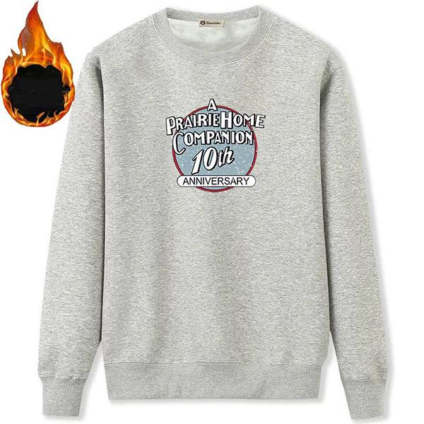 

Женский зимний плюшевый утепленный свитер с круглым вырезом, мужские универсальные свободные топы с принтом, мужские повседневные пуловеры, пальто M серый