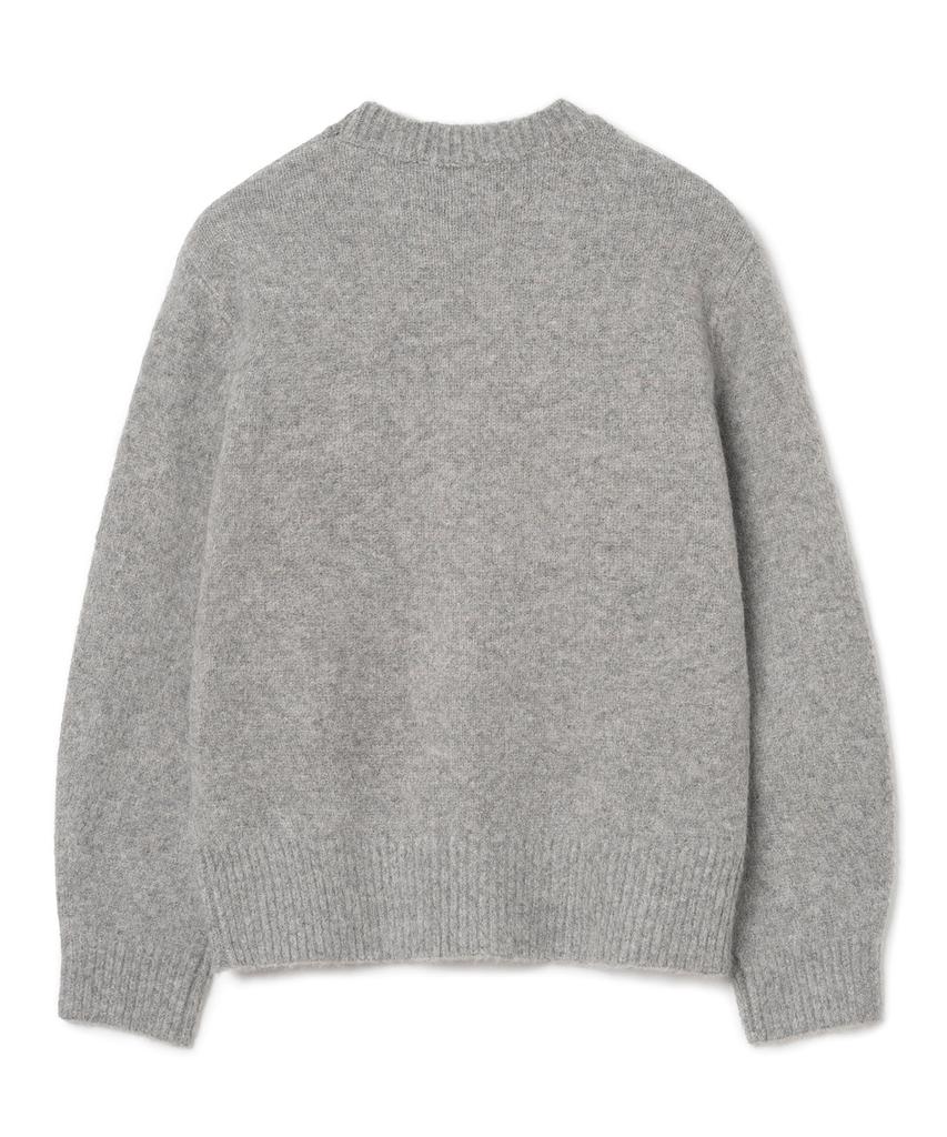 MILLO ARCHIVE Crop Silhouette Knit [Melange Gray] (Type A)