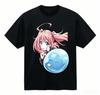 That Time I Got Reincarnated as a Slime Shion Vintage Washed Printed Loose Short Sleeve Unisex Fan T-shirt