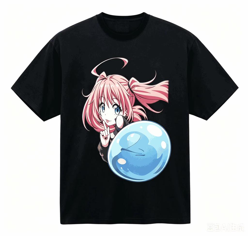 That Time I Got Reincarnated as a Slime Shion Vintage Washed Printed Loose Short Sleeve Unisex Fan T-shirt