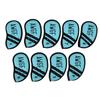 9pcs Set Golf Iron Head Covers Set Waterproof Durable Golf Club Head Protect Case