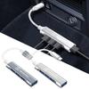 KRS3 2025 For Mercedes Benz AMG Car USB Charger Power Cable Type-C USB 3.0 Adapter Hub For Mercedes Benz C180 C200 C260 C300 W108 W12