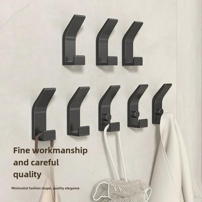 Modern Space Aluminum Single Hook for Kitchen/Bathroom