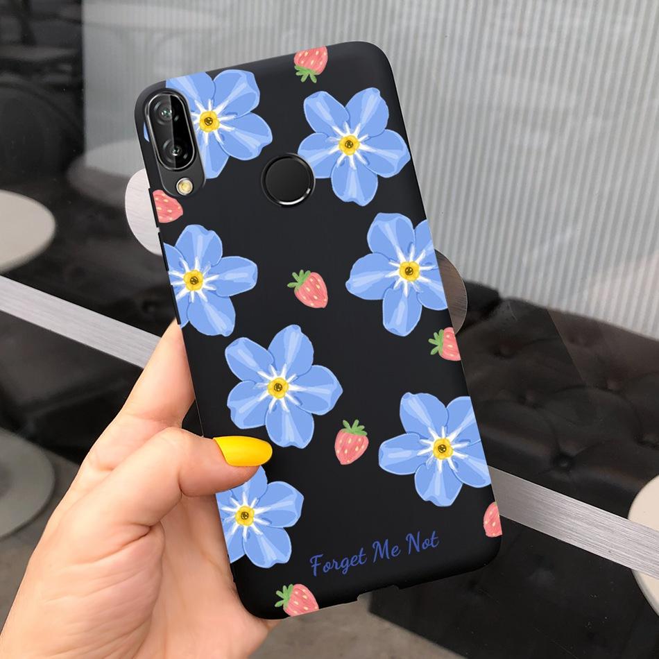 For Huawei P20 Lite Case Nova 3e ANE-LX1 ANE-LX2 Cute Cartoon Candy Color Silicone Phone Cases For Huawei P20lite Soft TPU Cover