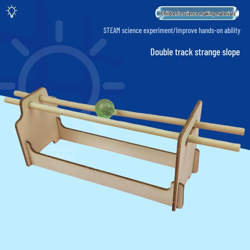 

DIY Double-Track Slope Kit: Science Experiment Materials for Elementary Students