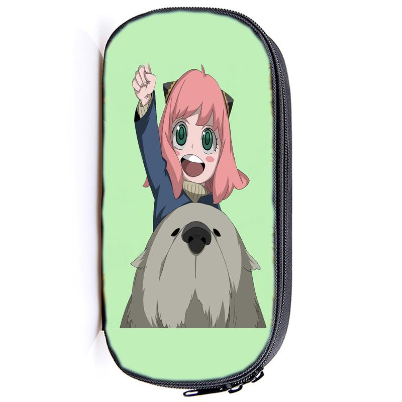 Spy X Family Pencil Case Anya Forger Multifunction Pencil Pouch School Supplies Pen Case Stationery Pencilcase