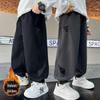 Boys' Plus Velvet Winter Sports Pants 2025: Trendy Sweatpants for Medium To Large Boys - New Autumn/Winter Style