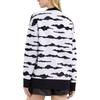 Karl Lagerfeld French Elegant Daily Commuting Dating Outfit Light Luxury Embroidered Cardigan Printed Knitwear Women Tops White 221L2002998