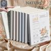 Plant Flower PVC Cover A5 Notebook - Student/Office Thickened Fresh Design Diary