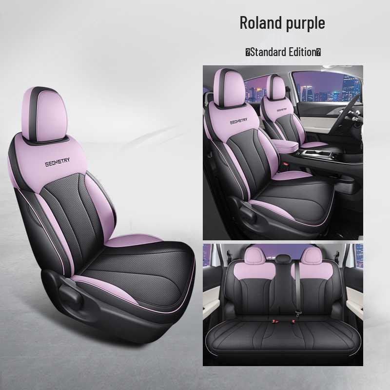 Jihe E Pokrowiec na siedzenie samochodowe Firefly Pełne pokrycie Uniwersalny - Specjalna skórzana poduszka na cztery pory roku