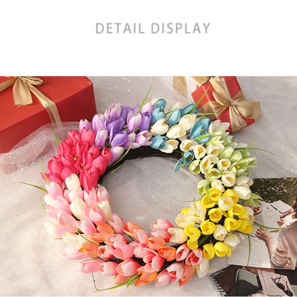 Wreath Simulation Flower Garland Garden Home Decoration