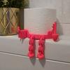 Yousheng Dangling Leg Cartoon Toilet Paper Roll Holder Toilet Paper Dispenser 3D Printing Tissue Stand Bathroom Living Room Decor