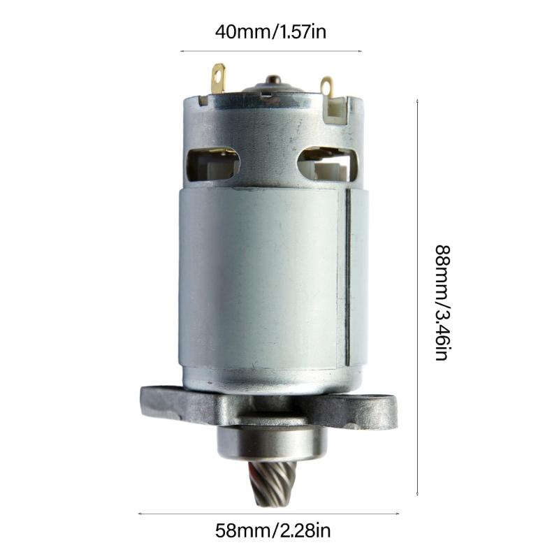 Silnik RS550 o wysokiej mocy 21V z przekładnią stożkową 60W-120W 8 zębów Silnik reciprocating ładowalny Części do narzędzi elektrycznych