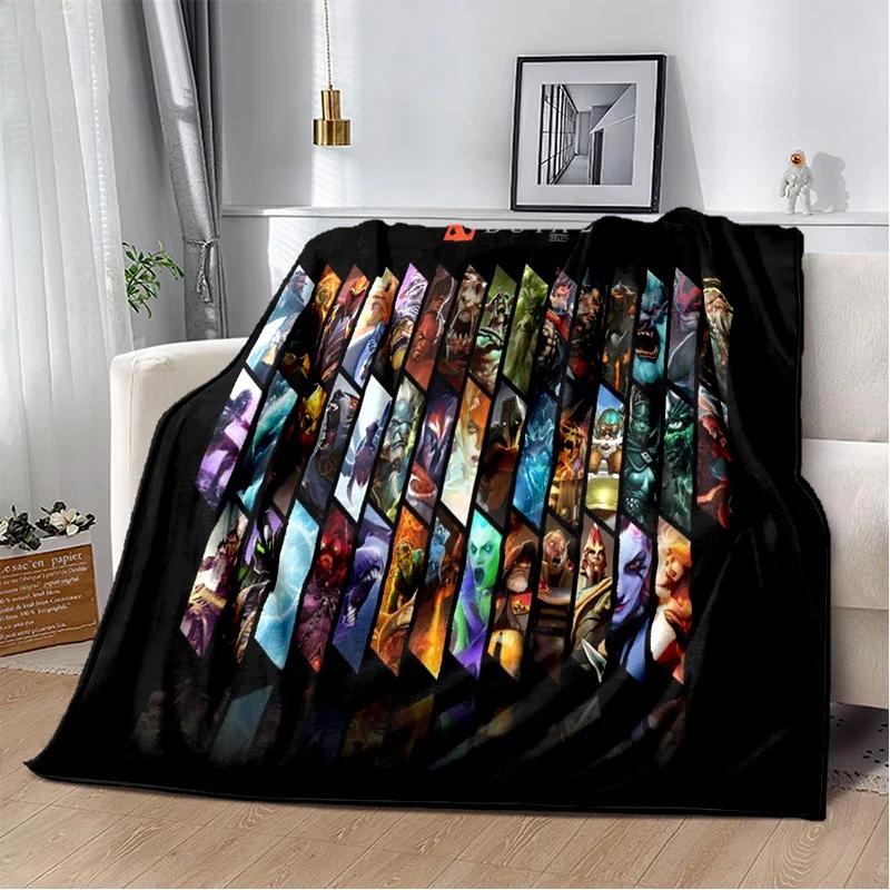 3D Klassiker Spiel Dota2 Gamer Decke, Weiche Wohndecke für Zuhause Schlafzimmer Bett Sofa Picknick Reise Büro Ruhe Abdeckung Decke Kinder
