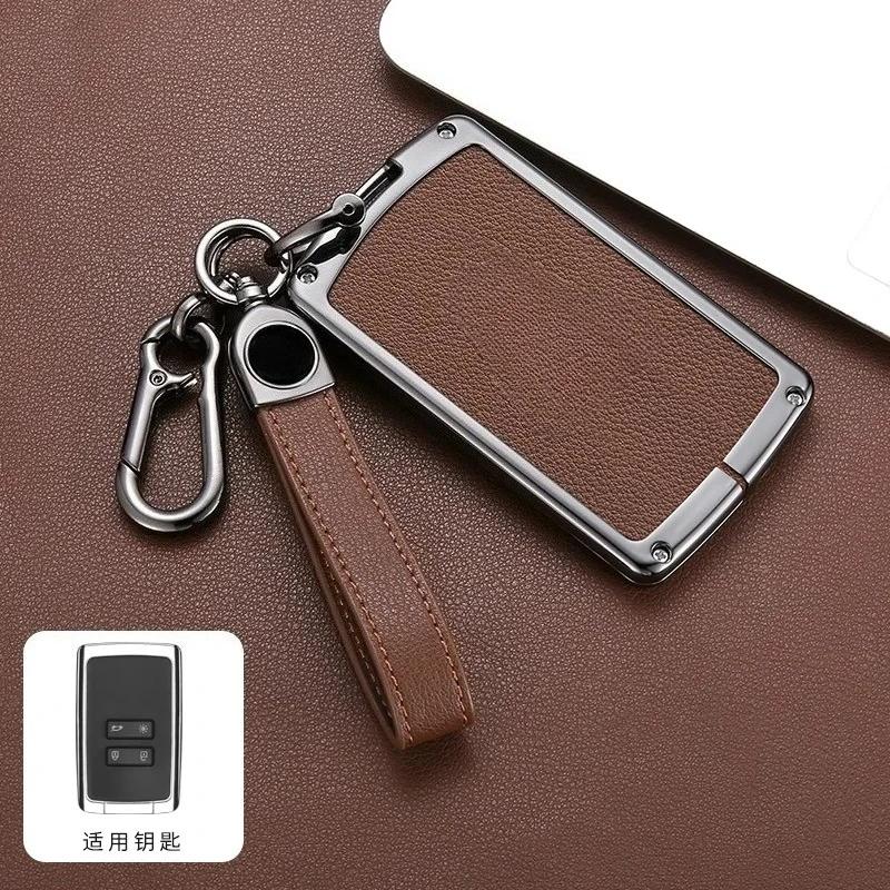 Zinc Alloy Car Key Case Cover Shell For Renault Koleos Kadjar Captur Megane Talisman Espace Clio Zoe Scenic Arkana Dacia Sandero