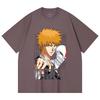 230 Gsm 100% Cotton Bleach V5 Ichigo Print Unisex Heavy Cotton T Shirt