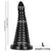 37 cm velká černá chryzantéma anus anus plug Extra velký tlustý anální expandér expanzní hračka Sex produkt Pagoda Penis