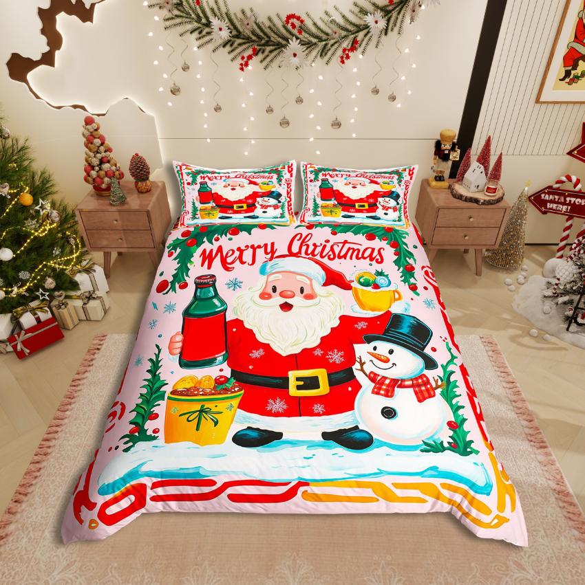 Comforter Homewish Merry Christmas Festival Xmas For Kids Bedding Sethappy New Year Decor