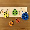 BorneLund Original First Pickup Puzzle Marienkäfer Um 2 Jahre HY711900 [5 Teile]
