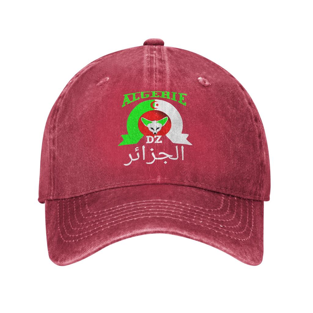 Long Live Algeria DZ Algeria Washed Baseball Cap Casual Sun Trucker Hat Summer Unisex Men Outdoor Gym Snapback Cap
