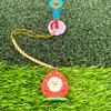 Plastic Anti Lost Golf Tee Hanger Donut Design Golf Tee Ring Strap Fruit Design Tee Loss Prevention Golf Accessory