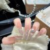 K2002 Long Luxury Rhinestone-Inlaid Handmade Wearable Nails