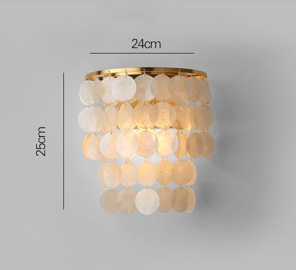 Скандинавская креативная светодиодная подвесная лампа в виде ракушки, золото/хром, ракушка, потолочная подвесная лампа, гостиная, столовая, отель, украшение дома warm light 3000k&Gold body