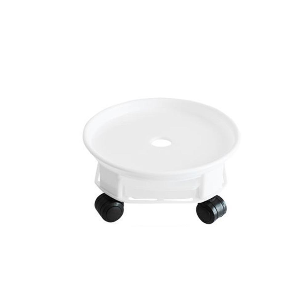 360-degree Rolling Movable Flower Pot Tray Round Flower Planter Stand Flower Pot Mover  Indoor Use