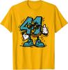 Cartoon Drip Numbers Graffiti Meme Forty One Fun Unisex T-Shirt