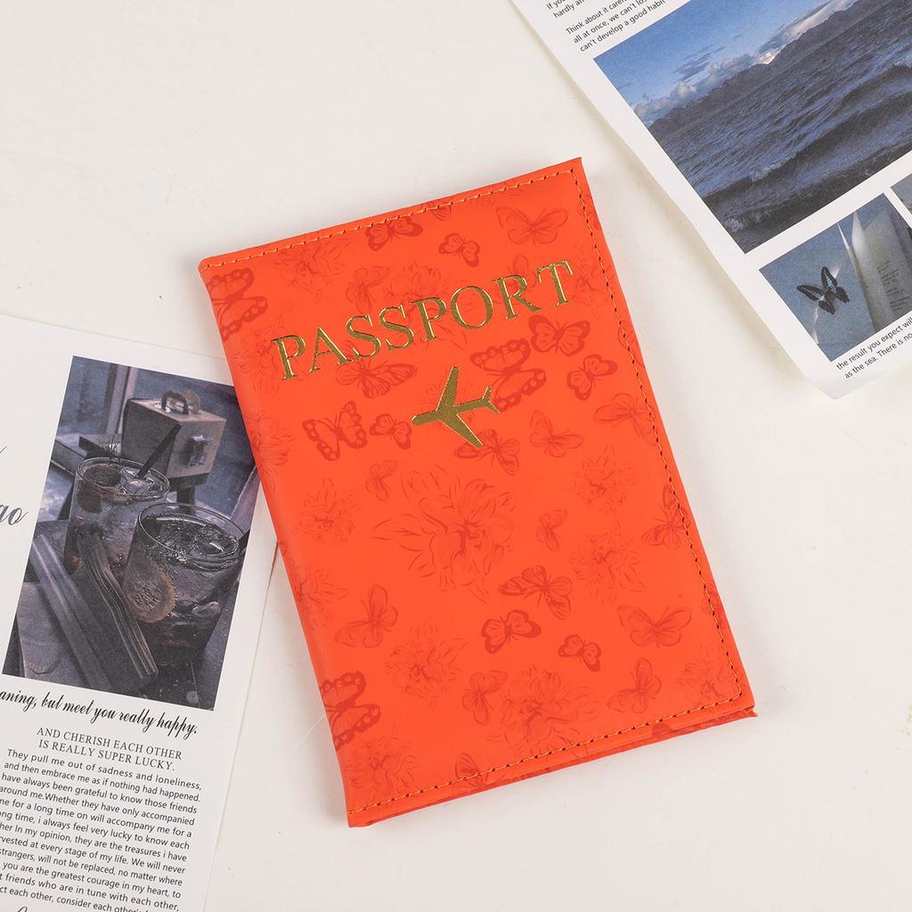 New Travel Passport Holder Cover Case for Women Men PU Leather Card Ticket Passport Covers Holder Protective Accessories