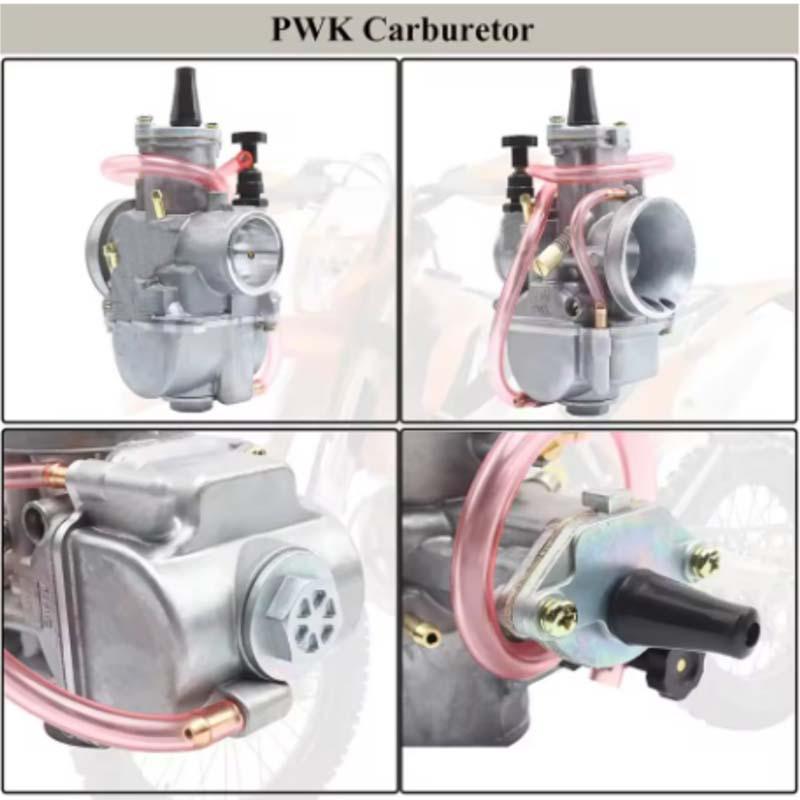 PWK Motorcycle Carburetor with Water Spray, Sizes 21-34mm, Modified for ATV Use