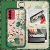 Elderly lady Durable Phone Case For ZTE Blade V40 Vita/A72 Wrist Strap Wristband For Mom Silicone Fashion Dirt-resistant