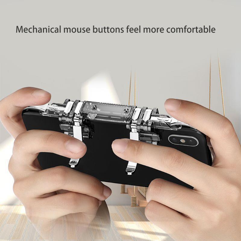 Mobile Phone Gaming Trigger Gamepad Button Handle Shooter Controller Keypads Grip For Phone